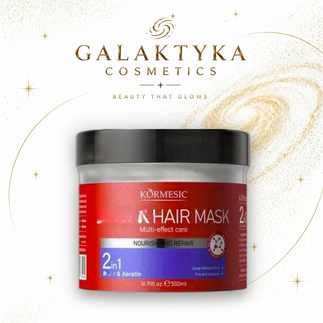 MASKA BOROX HAIR MASK + KERATYNA 500 ml Kormesic