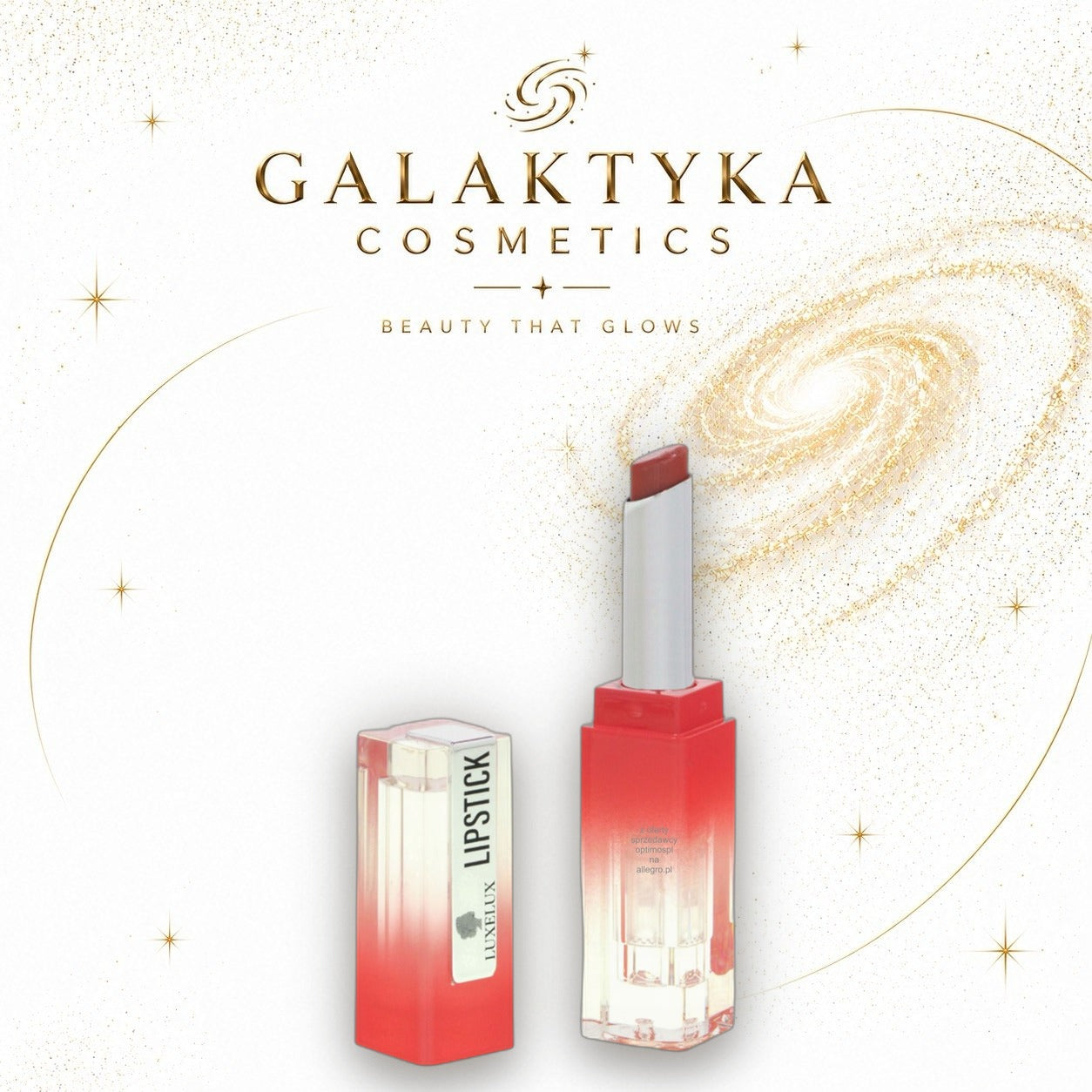 Pomadka do ust nawilżająca 1,5g Luxelux odcień ciemny nude 02