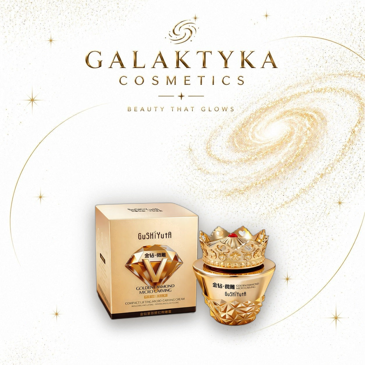 Krem do twarzy GuShiyuTa Golden Diamond Micro Carving