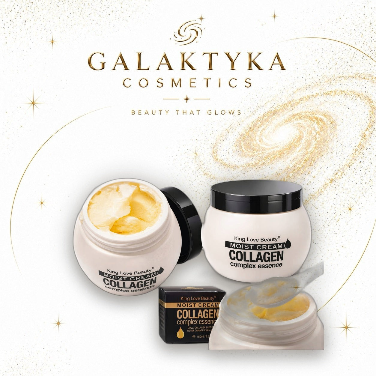 Krem kolagenowy nawilżający do twarzy King Love Beauty Moist Cream Collagen