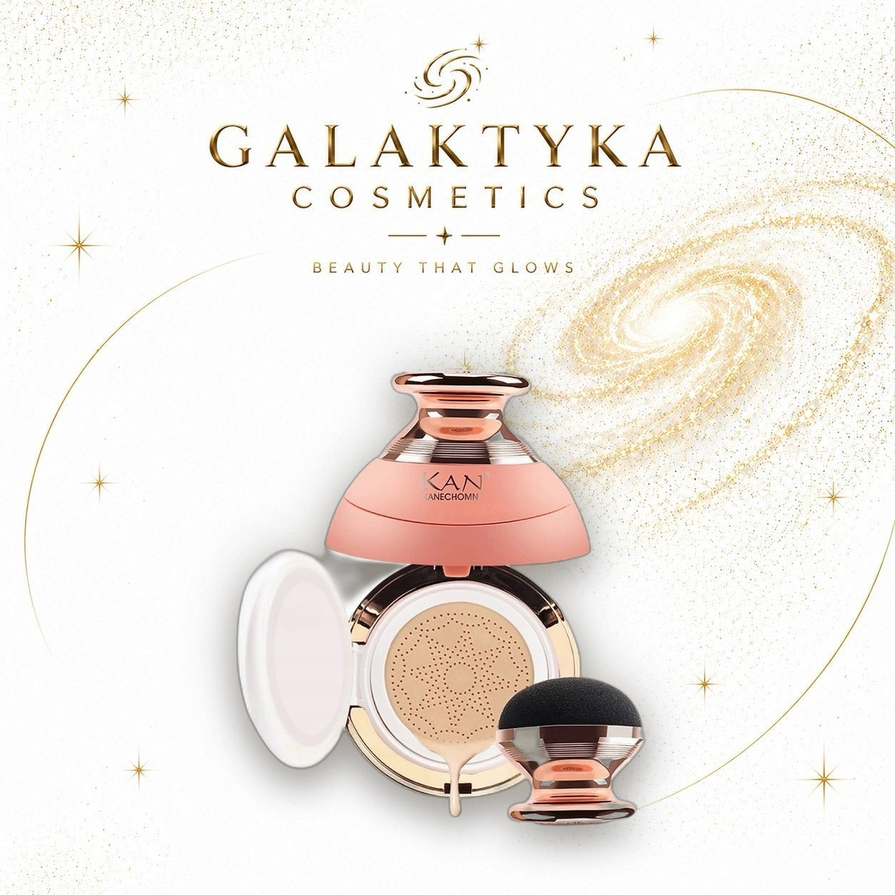 KAN KANECHOMN CC Cushion Podkład 15 ml Natural Beige Średnie Krycie