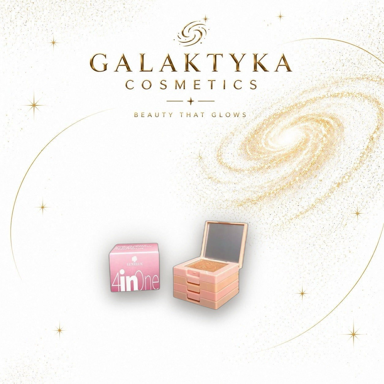 Paleta Makijażowa Luxelux Cosmiana Matowa 4w1 Athena Edition 30g