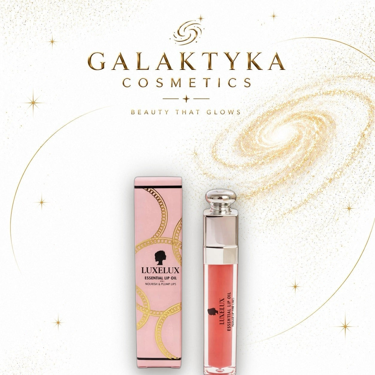 Nawilżający olejek błyszczyk do ust 6 ml Luxelux 02 nude
