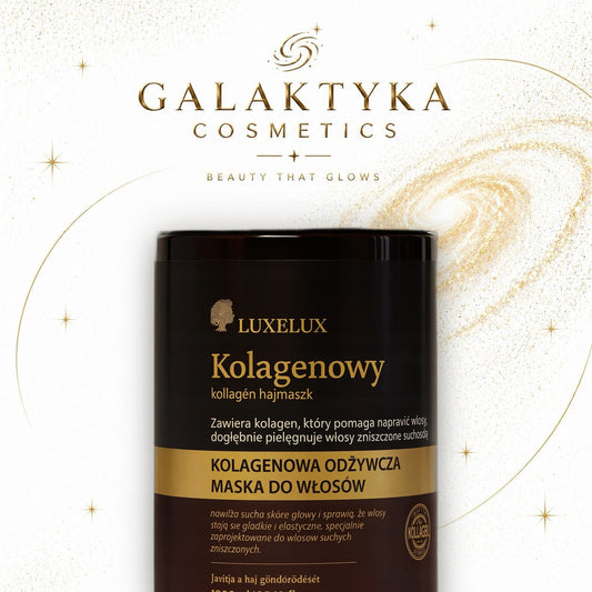 Kolagenowa odżywcza maska do włosów 1l Luxelux
