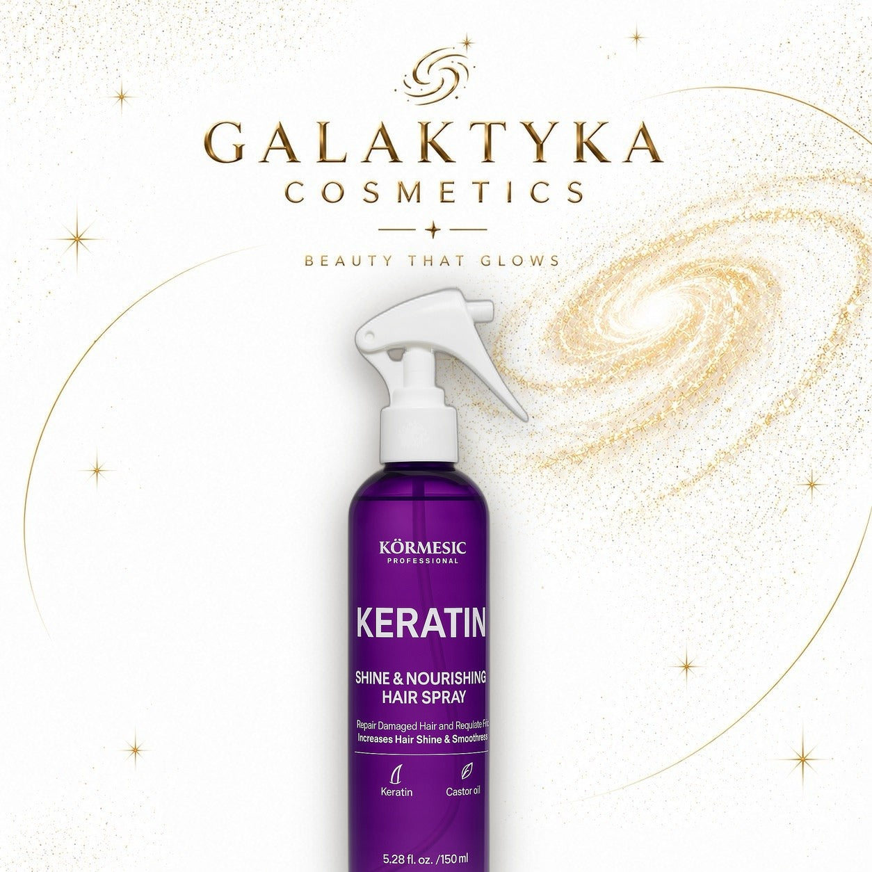 SPRAY WYGŁADZAJĄCY NAWILŻAJĄCY DO WŁOSÓW BEZ SPŁUKIWANIA KORMESIC 150 ml