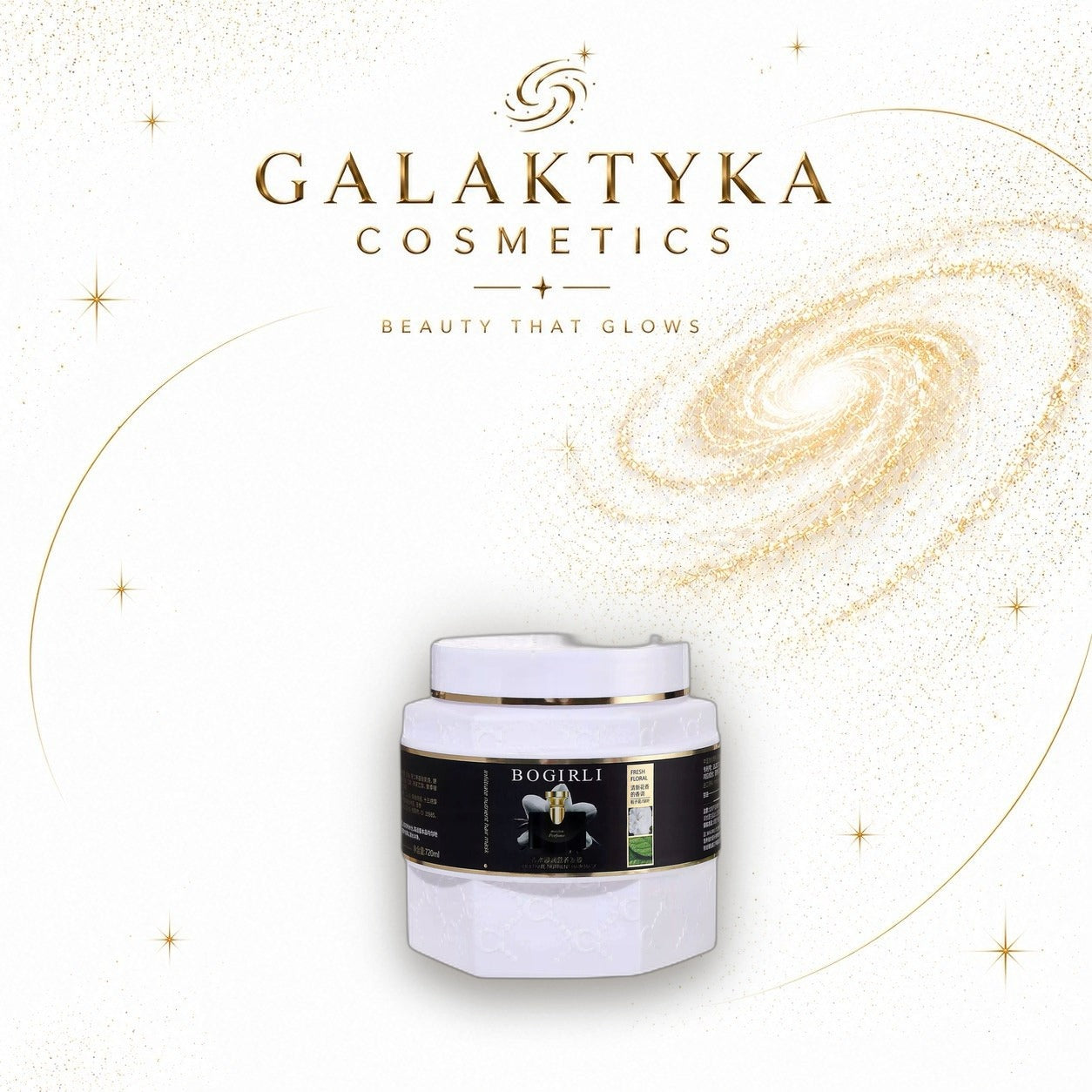 BOGIRLI Maska do włosów 720ml Odżywcza perfumowana regenerująca