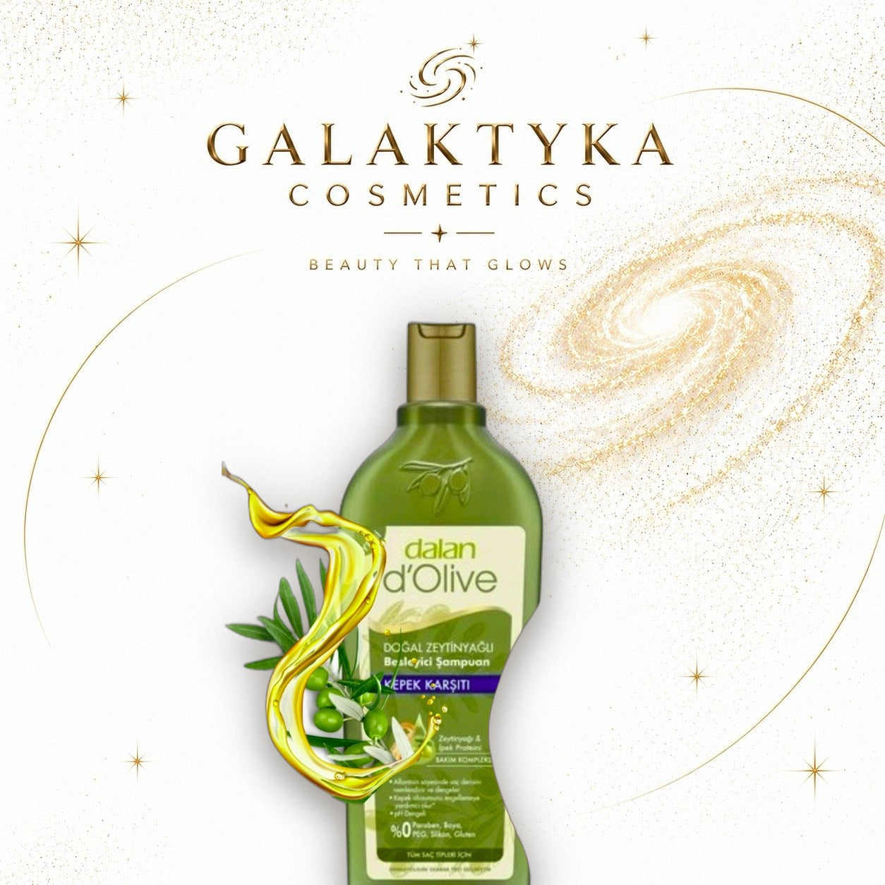 Szampon Do Włosów PRZECIWŁUPIEŻOWY Oliwa OLIWEK Jedwab 400ml DALAN d'Olive