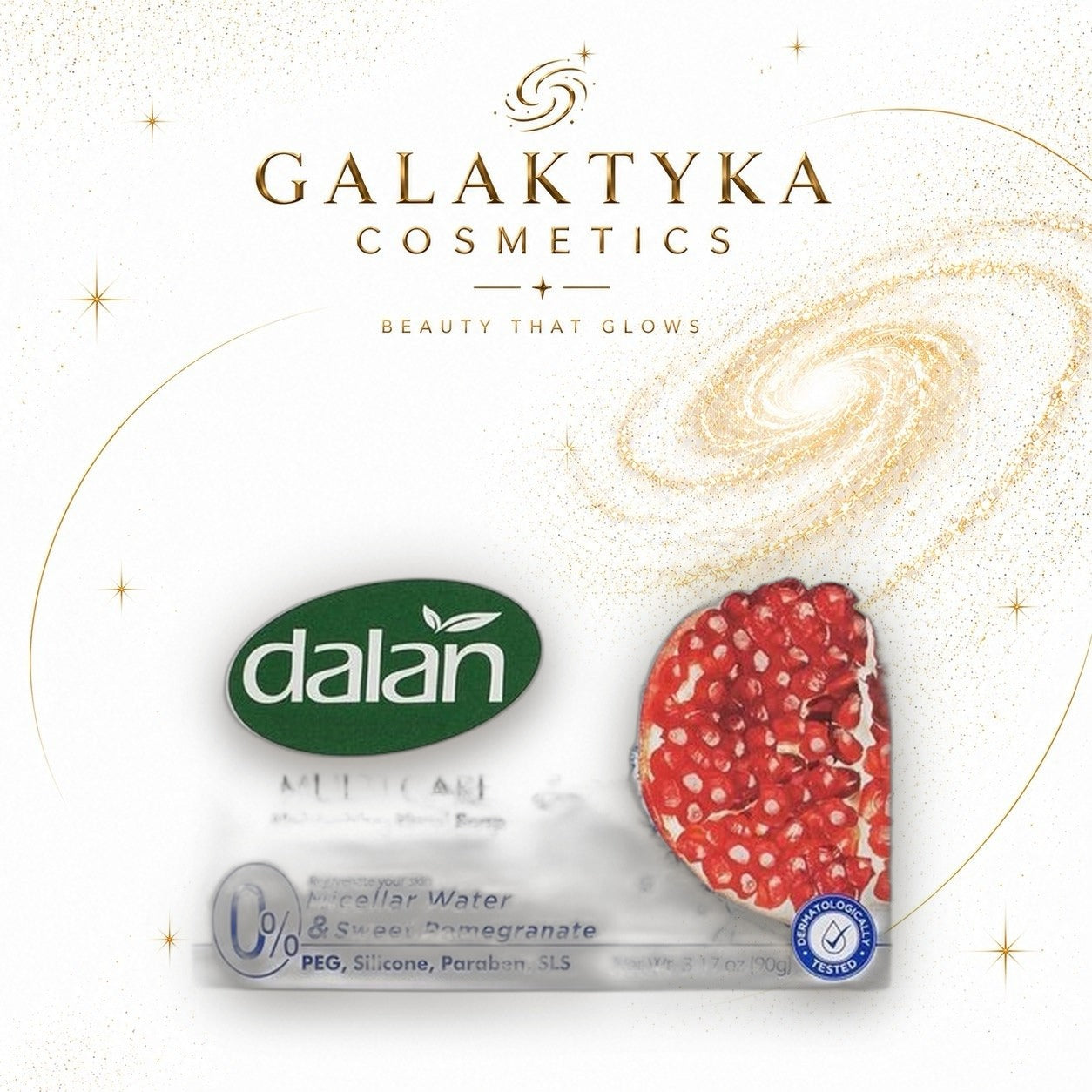 Dalan Multi Care mydło w kostce 90g Granat