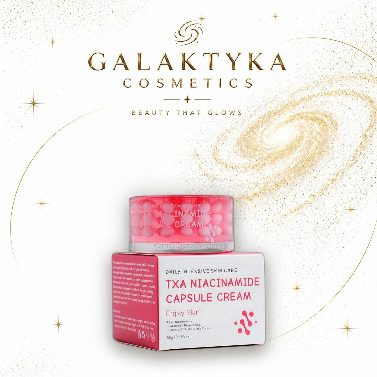 Krem kapsułkowy TXA Niacinamide Capsule Cream rozjaśniający zwężający pory