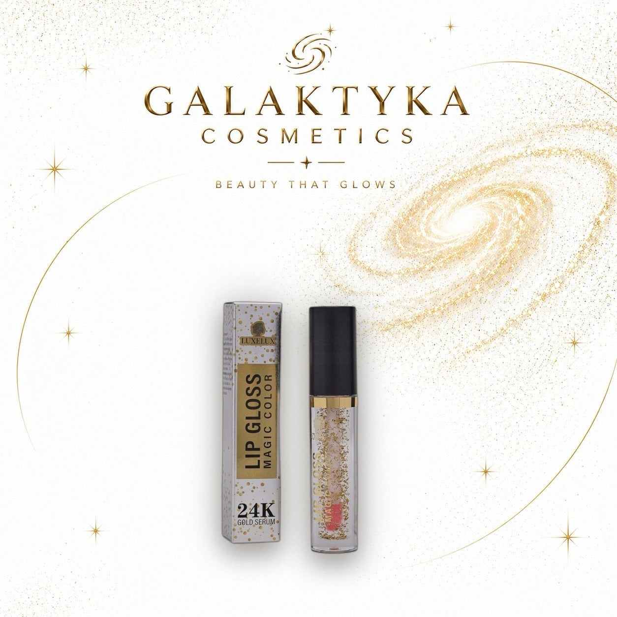 Luxelux Lip Gloss Serum-błyszczyk do ust 24K złoto