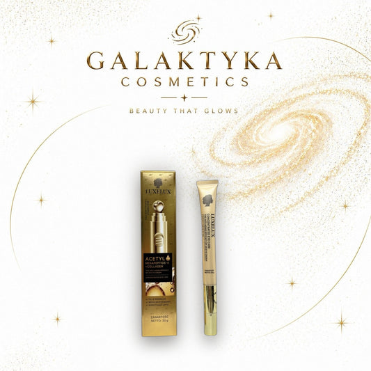 LUXELUX Krem pod Oczy Anti-Aging z ACETYL HEXAPEPTIDE-8 i Kolagenem