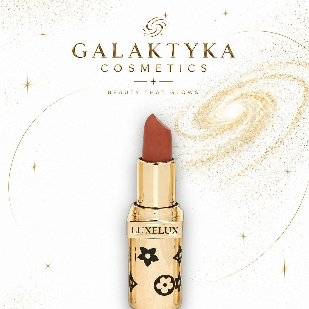Pomadka do ust matowa jasny brąz 4g 02 Luxelux