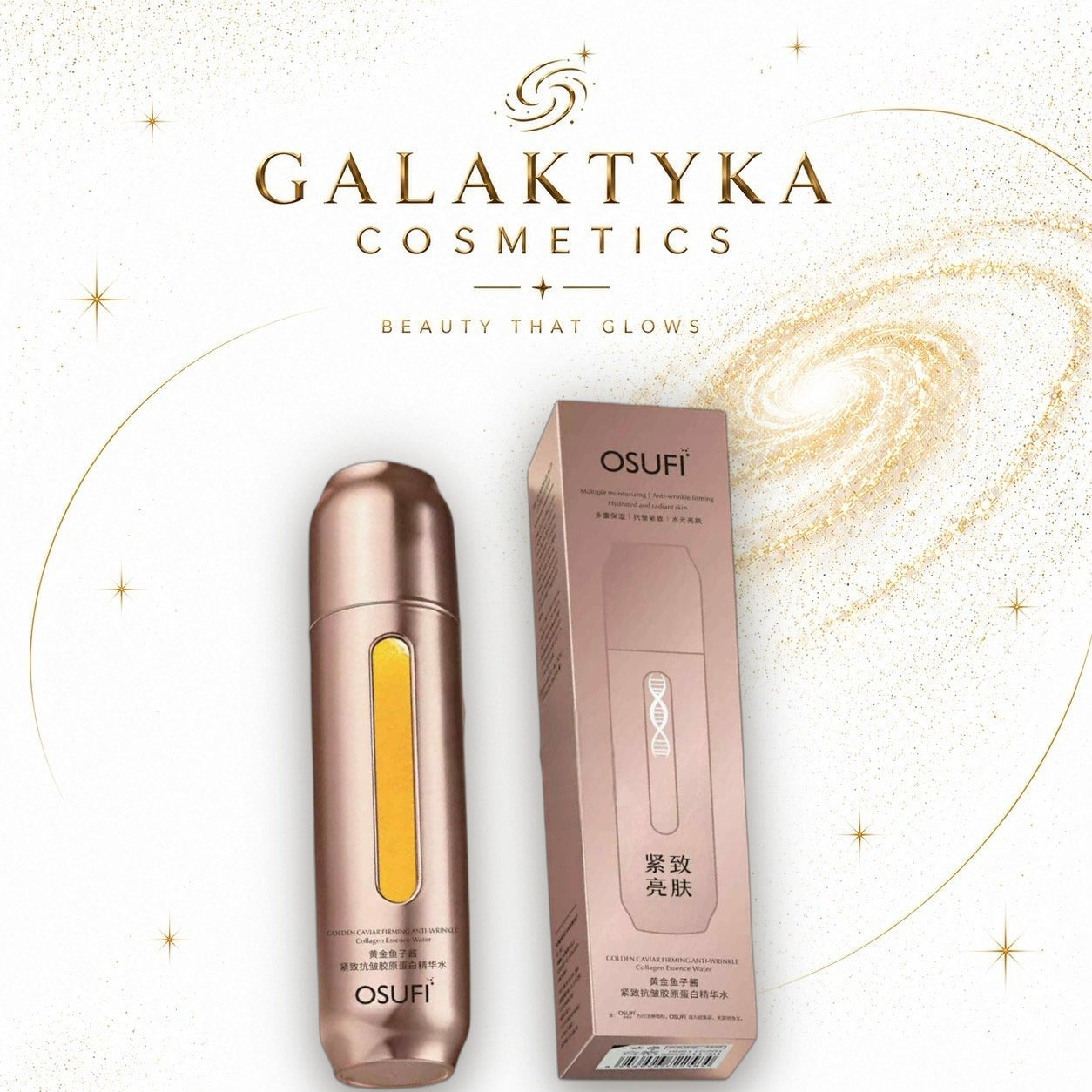 Kolagenowa Esencja Ujędrniająca Do Twarzy 130ml OSUFI Golden Caviar