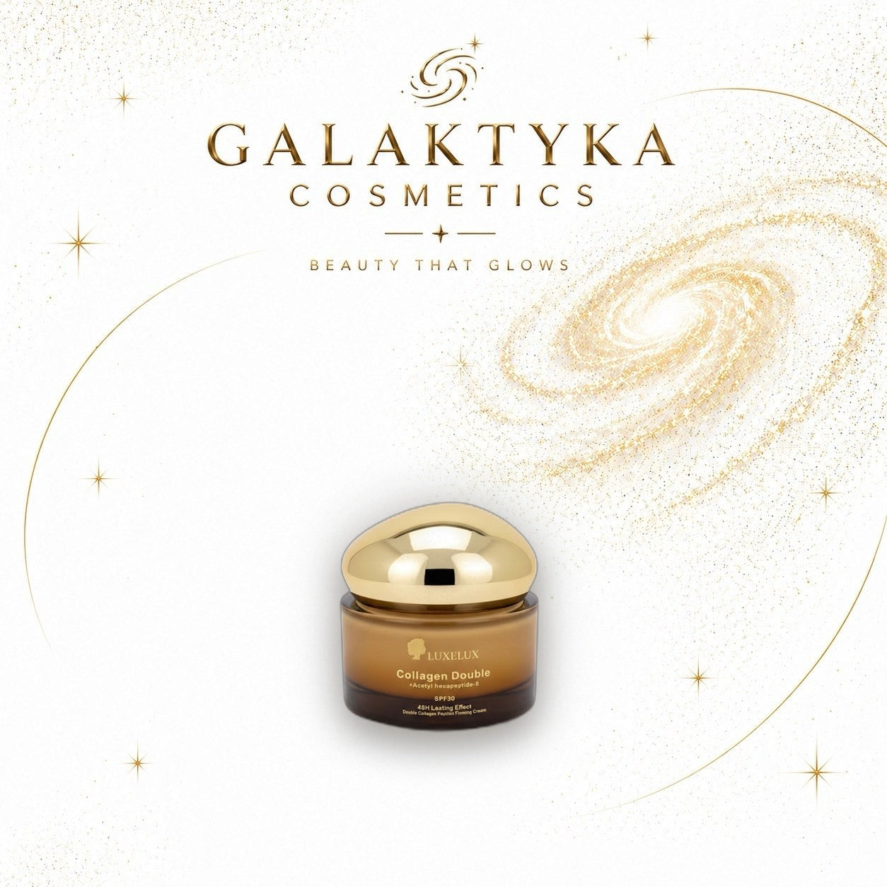 LUXELUX Collagen Double - Krem Ujędrniający z Peptydami (SPF30) 50 g