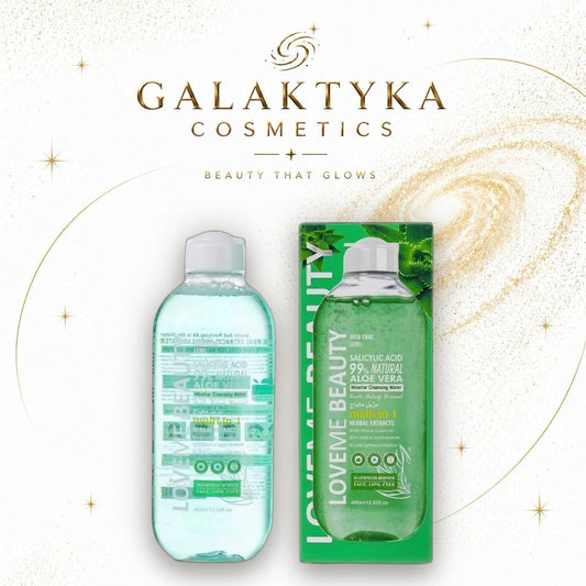 Płyn micelarny do demakijażu z aloesem LUNDBORLY BEAUTY 400ml.
