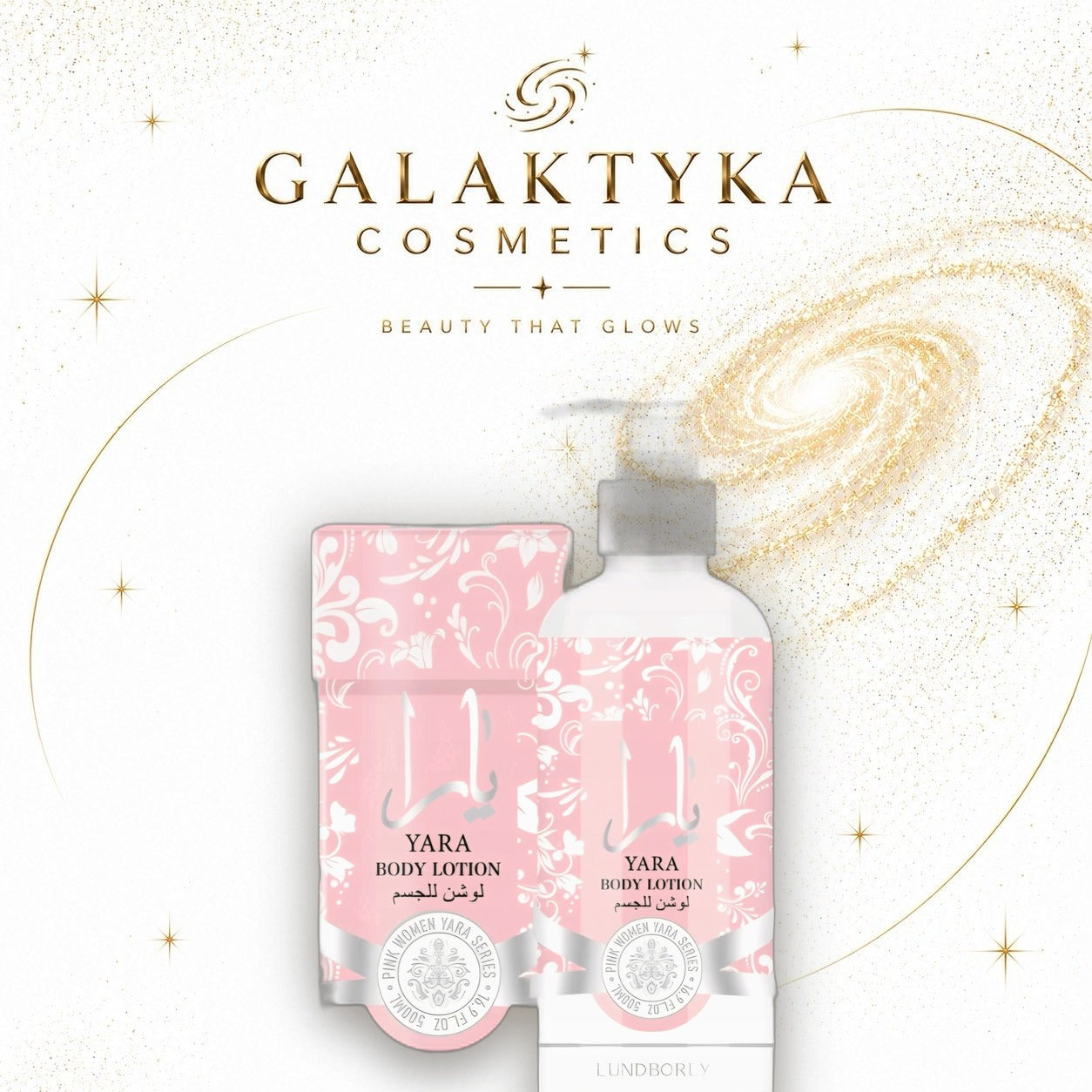 Balsam do ciała perfumowany YARA różowa LUNDBORLY 500ml.