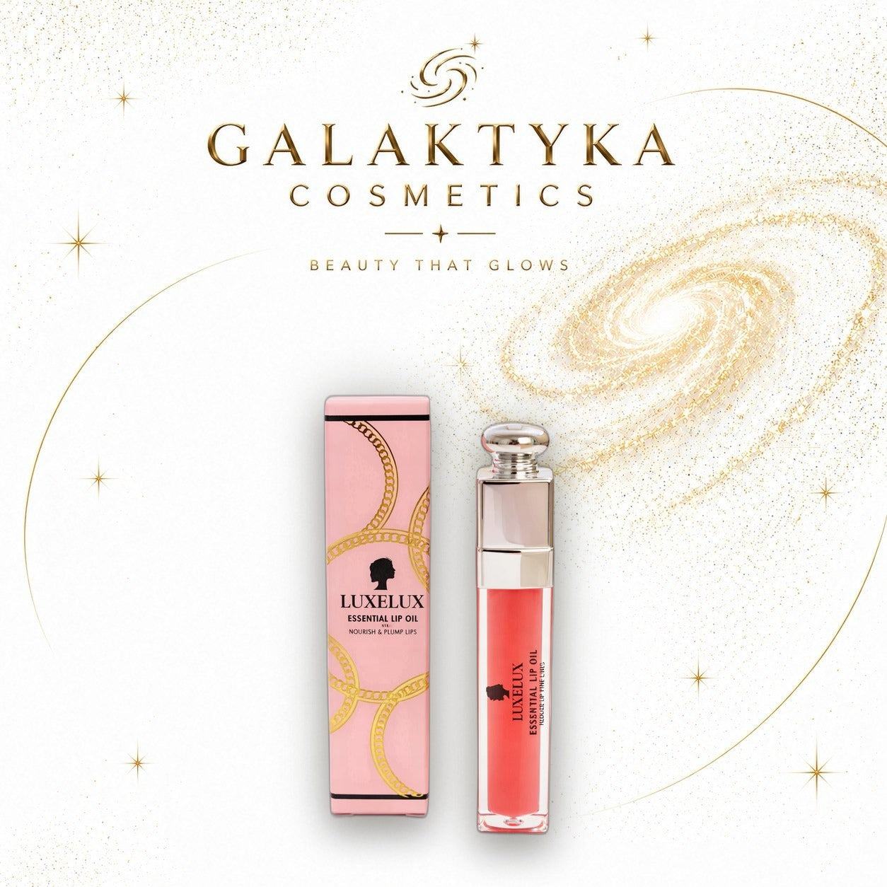 Błyszczy nawilżający olejek do ust 6 ml Luxelux 01