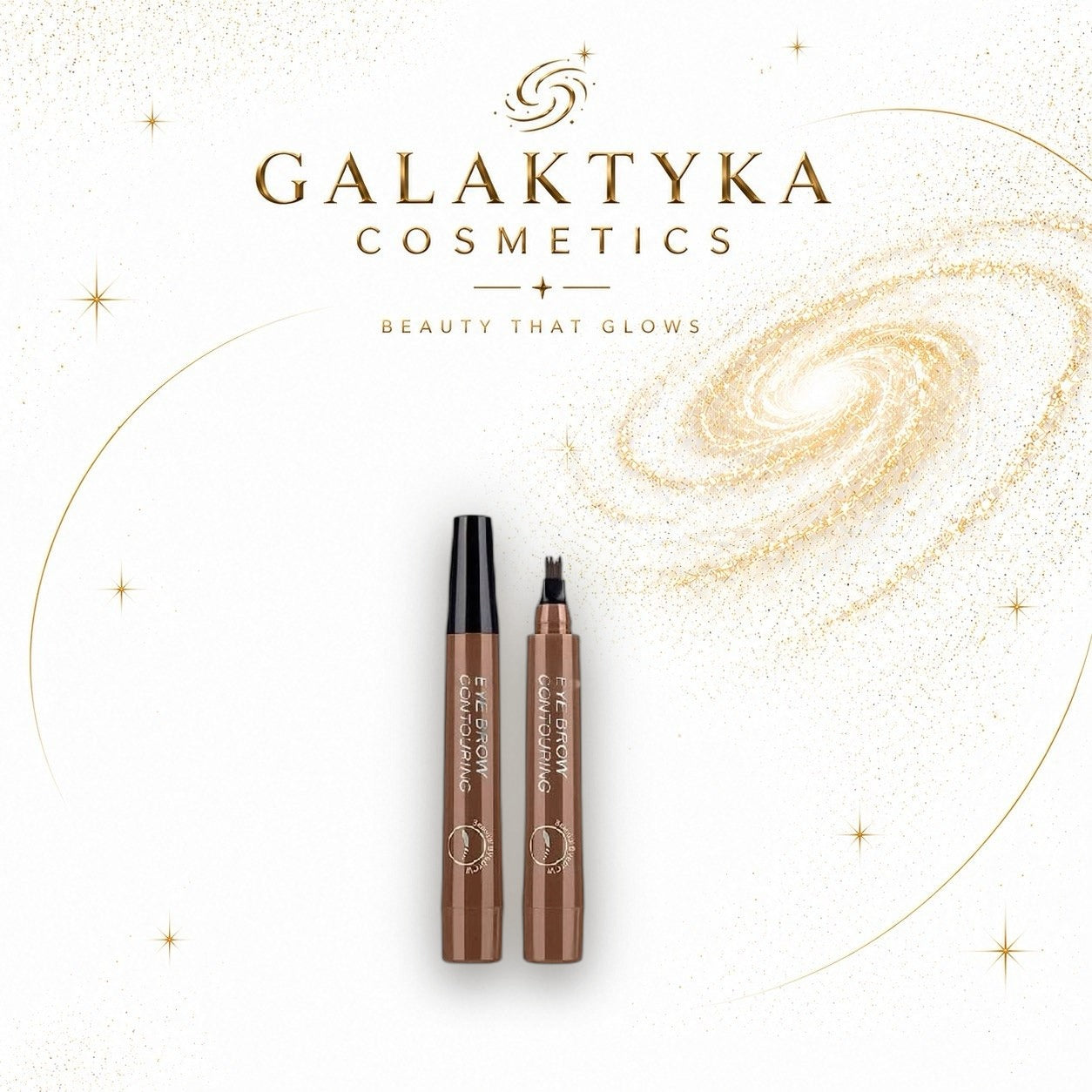 Pisak do brwi Eyebrow Contouring precyzyjny marker z mikrowłóknami