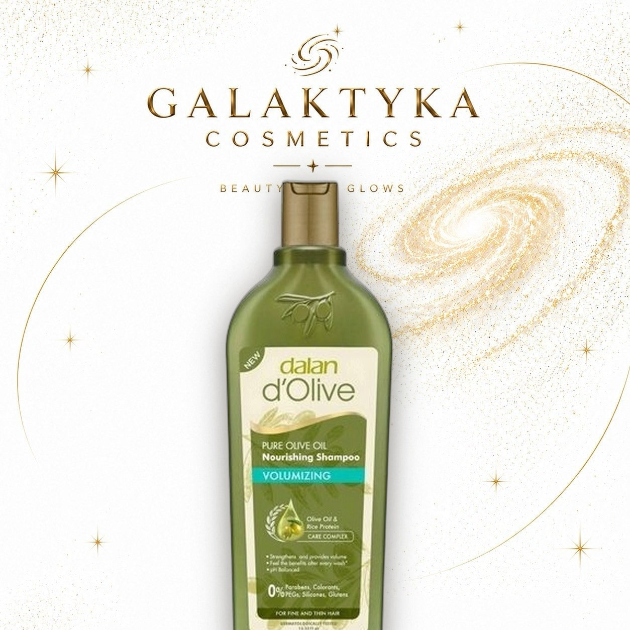 Dalan d'Olive Oliwkowy Szampon Zwiększający Objętość Włosów 400 ml