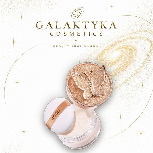 Puder sypki do twarzy AGAG Butterfly odcień Ivory 02