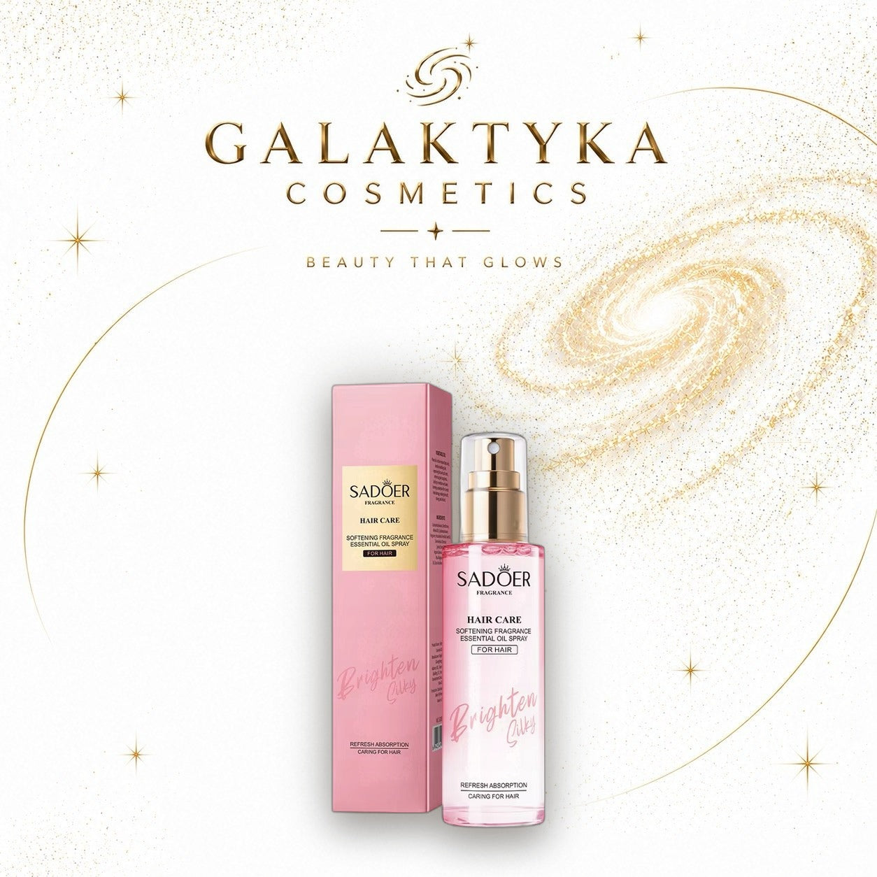SADOER olejek do włosów spray nawilżający wygładzenie połysk 75ml