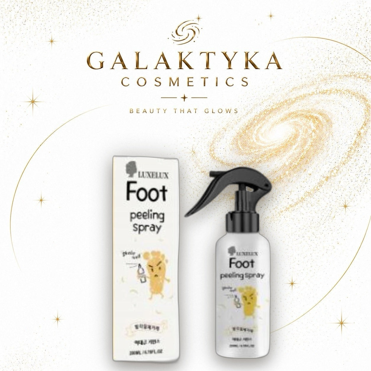 Peeling do stóp enzymatyczny spray Luxelux 200 ml