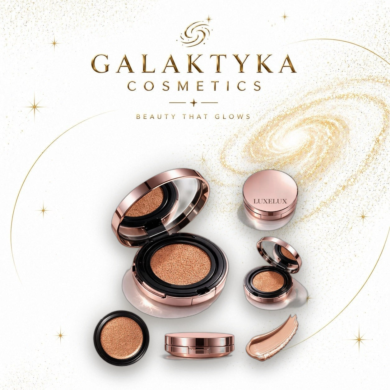 Luxelux lekki podkład cushion kryjący i matujący #01 Natural