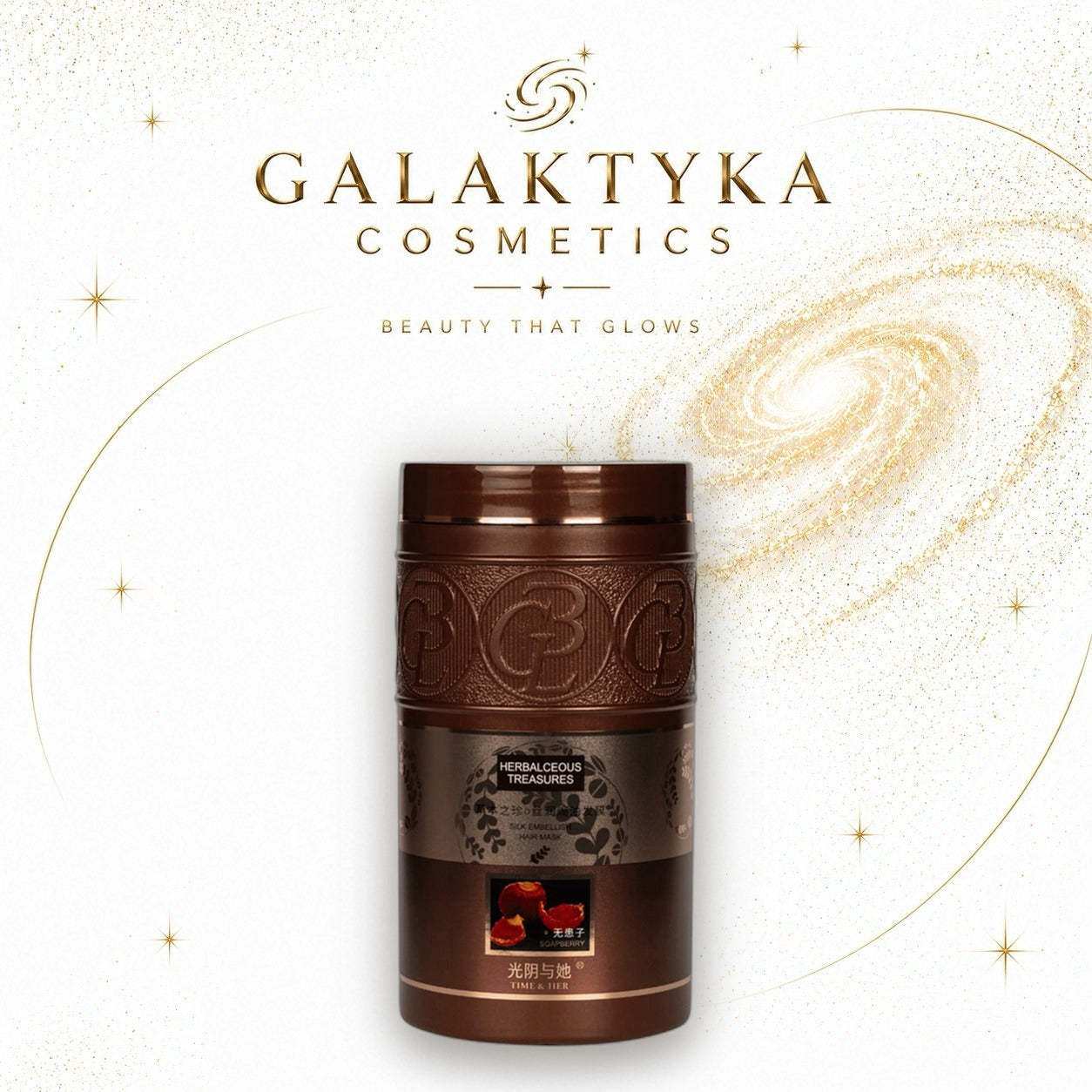 Maska do Włosów Regeneracja Blask Herbalceous Treasures 500g