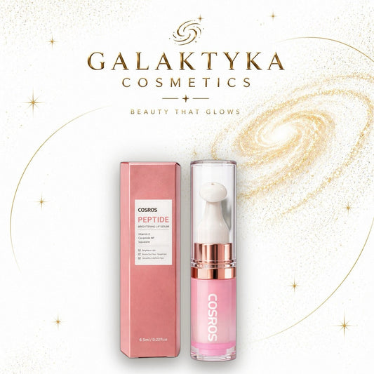 COSROS Peptide Lip Serum Rozjaśnia Nawilża Witamina C Efekt Gładkich Ust