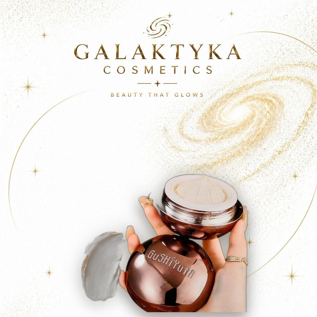 KREM WYBIELAJACY LUXURY GUSHIYUTA 50G BRĄZOWY NA DZIEŃ I NOC