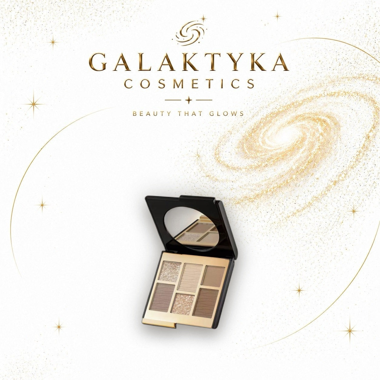 Paleta cieni do powiek METYSUR 6 kolorów mat shimmer makijaż oczu