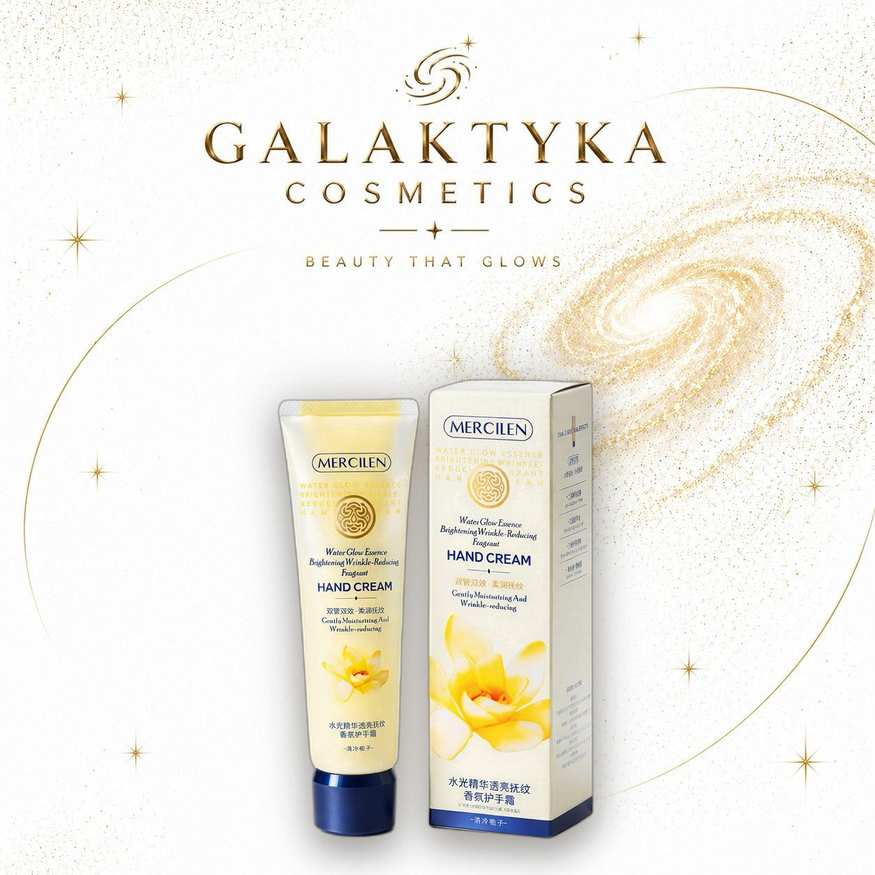 Krem do rąk MERCILEN Water Glow Essence 30g nawilżający wygładzający