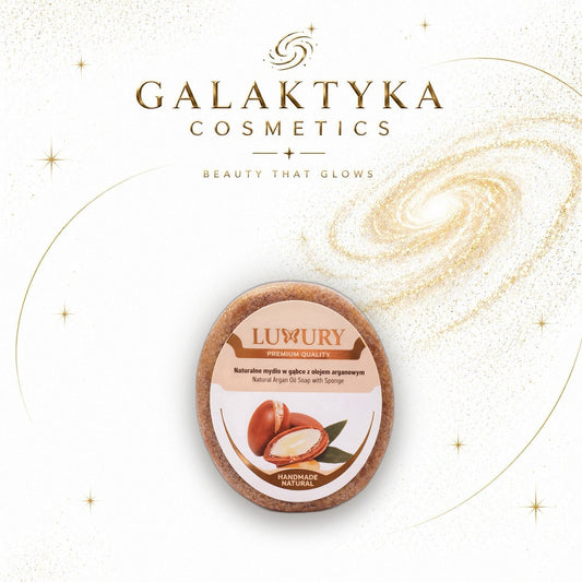 NATURALNE MYDŁO W GĄBCE Z OLEJEM ARGANOWYM LUXURY 135g