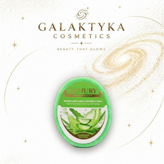NATURALNE MYDŁO W GĄBCE Z EKSTRAKTEM Z ALOESU LUXURY 135g