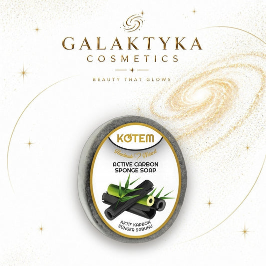 Kotem Mydło gąbkowe z węglem aktywnym, 125 g.