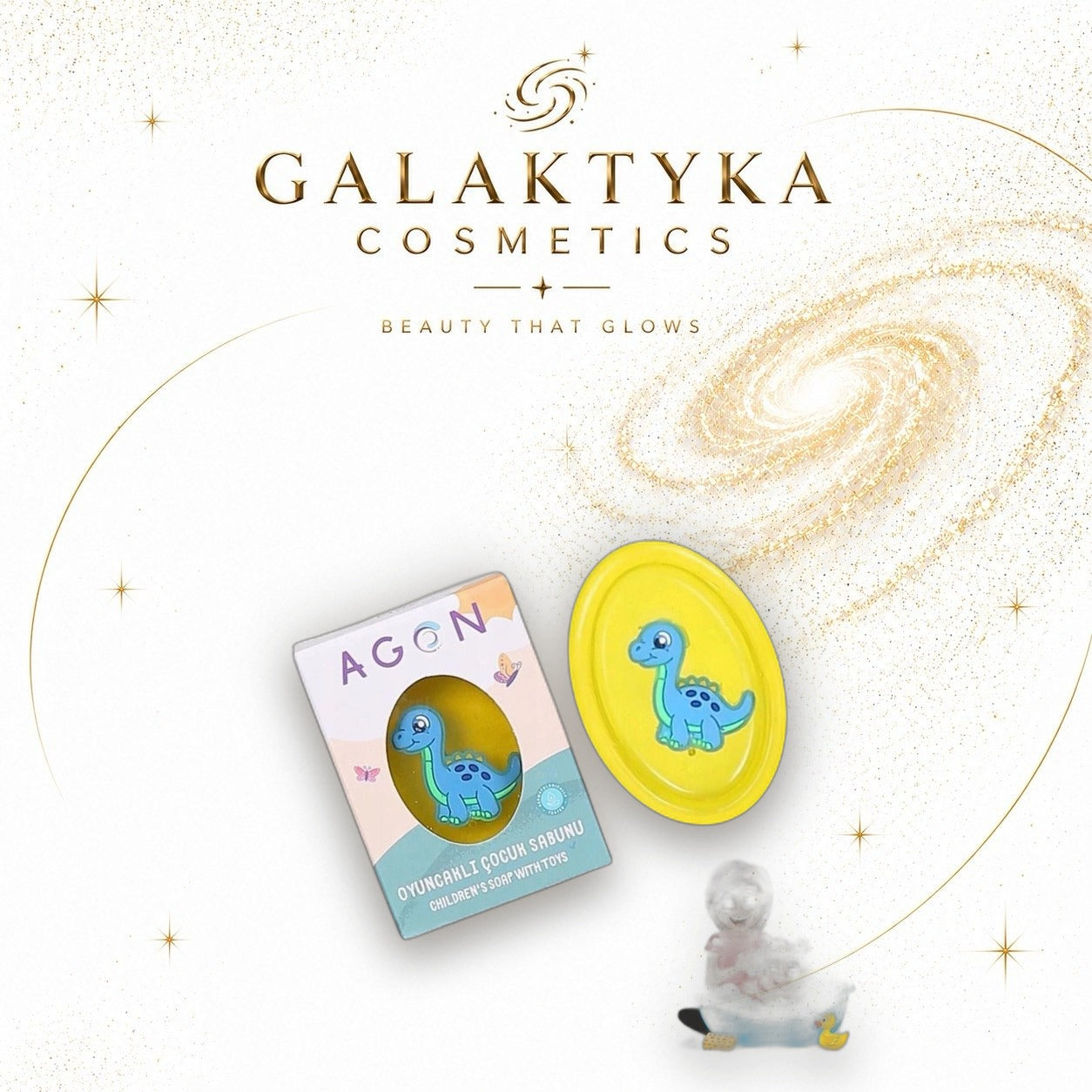 Agon Kids mydło o zapachu banana dla dzieci z zabawką 50g