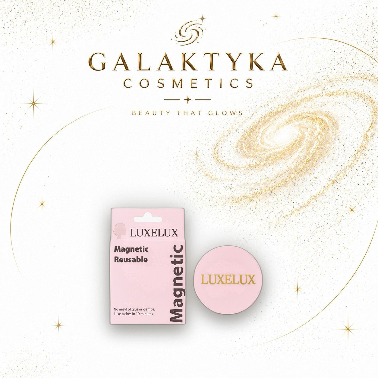 LUXELUX RZĘSY MAGNETYCZNE REUSABLE - PIĘKNY EFEKT