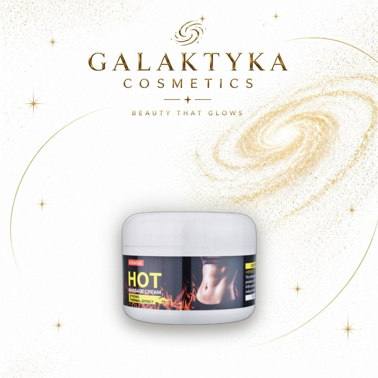 Kormesic HOT MASSAGE CREAM krem rozgrzewający wyszcuplajacy do masażu 85g