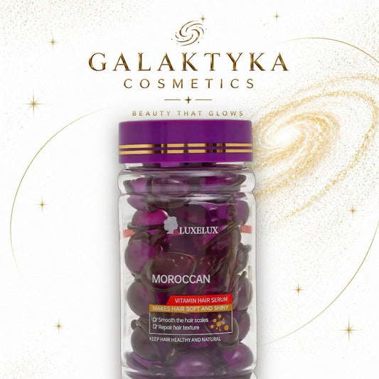Kapsułki do Włosów multiwitaminowe serum z olejem marokańskim Luxelux 40szt