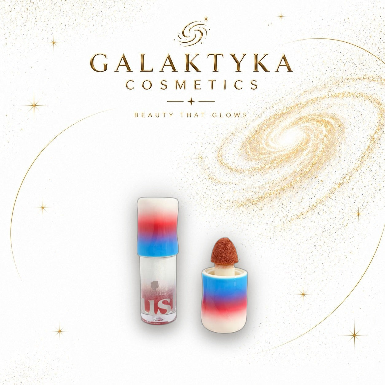 LUXELUX Róż do policzków w płynie z aplikatorem gąbkowym #01 Peach Pink 6g