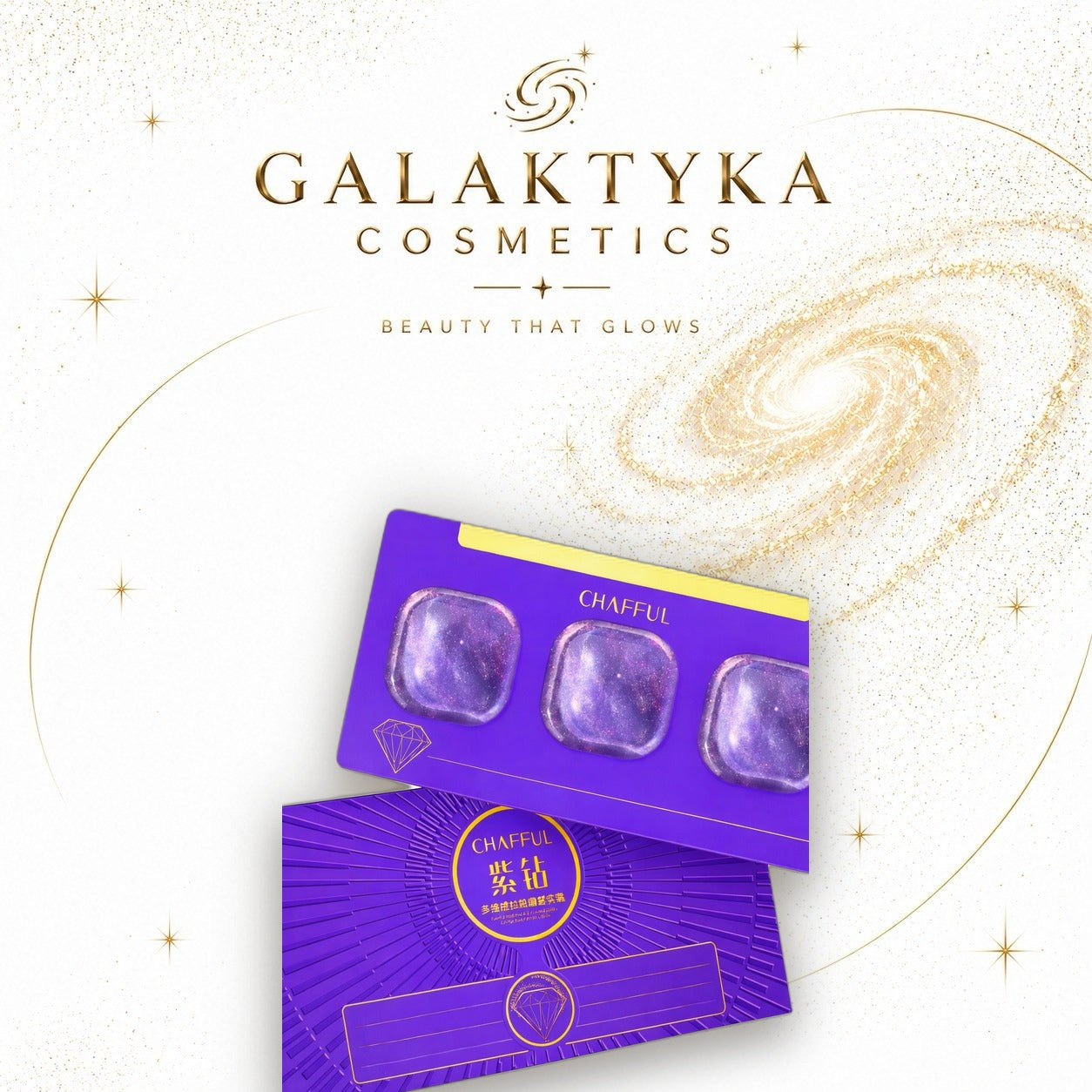 CHAFFUL Purple Diamond Krem Liftingujący do Twarzy 3x13g Ujędrniający
