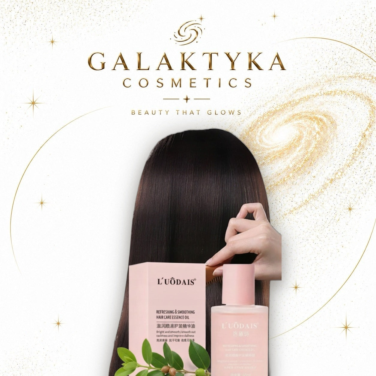L'UODAIS - lekki Olejek Esencja Do włosów 50 ml Wygładzenie, Blask