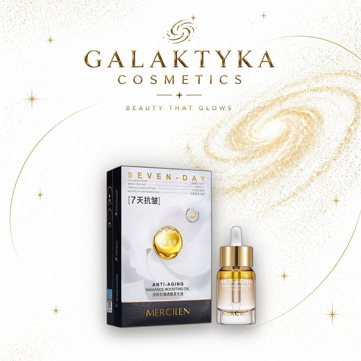 Mercilen Seven-Day Anti-Aging olejek przeciwstarzeniowy do twarzy