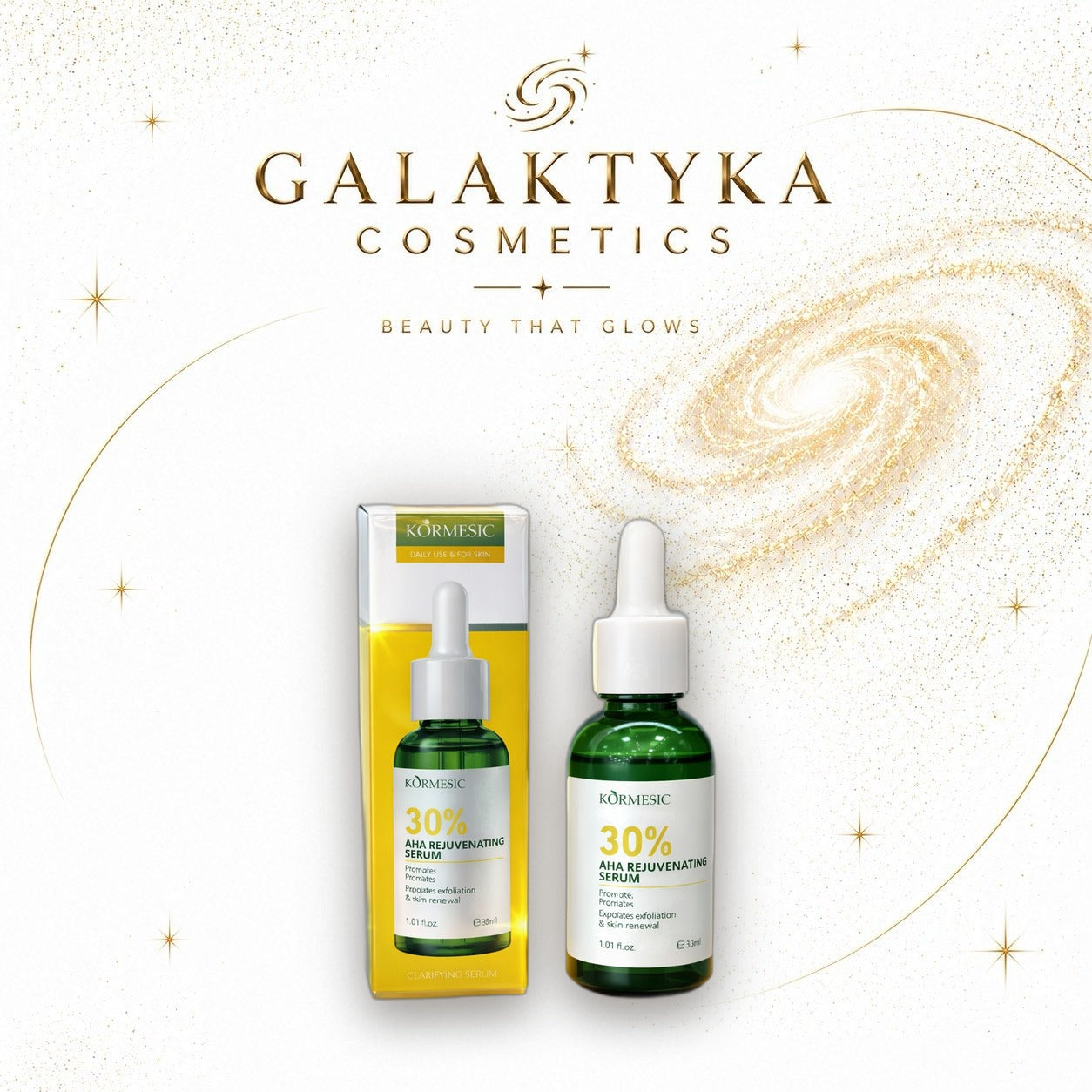 Serum złuszczające z 30% kwasami AHA (kwasy owocowe)