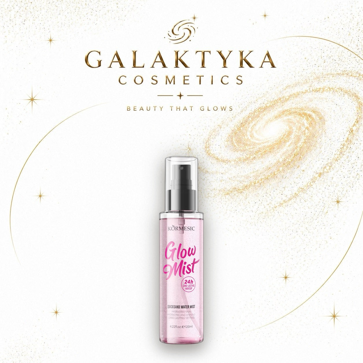 SPRAY UTRWALAJĄCY MAKIJAŻ KORMESIC GLOW MIST 120ML